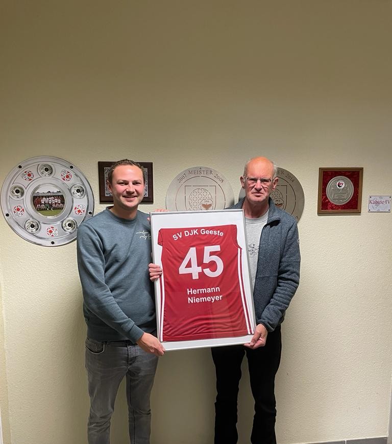 Hermann Niemeyer feiert 45. Betreuer-Jubiläum